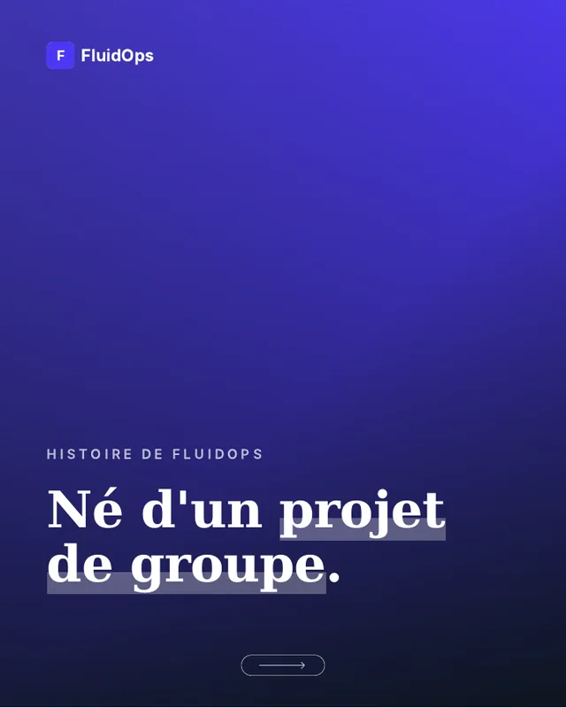 Carousel “Born from a group project”: first page