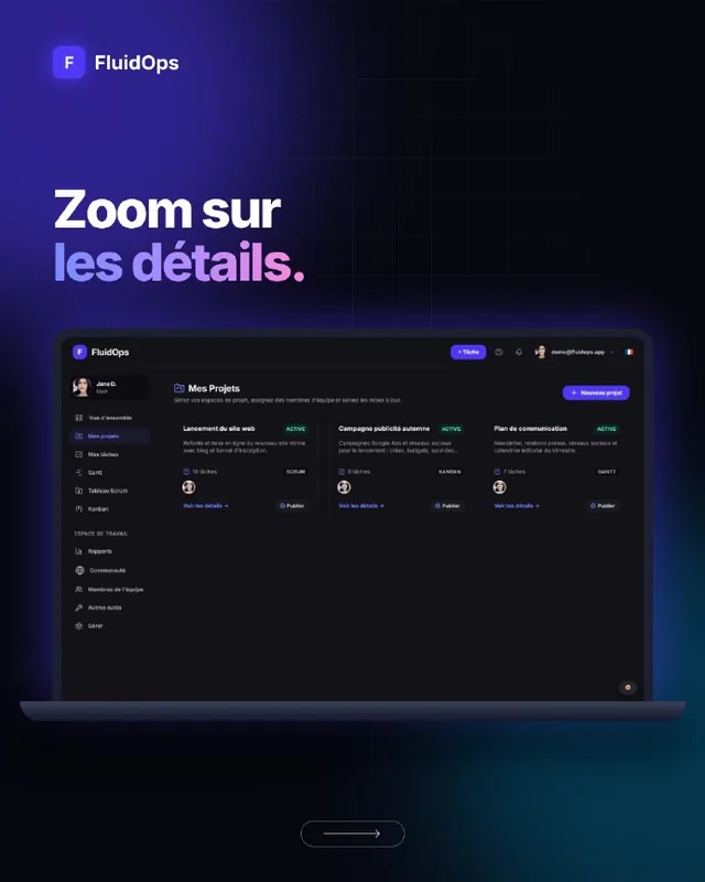 Carousel “Zoom in on the details”: first page